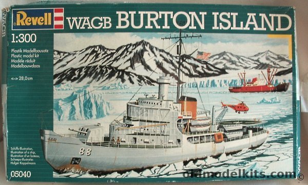 Revell 1/300 WAGB USS Burton Island Icebreaker, 05040 plastic model kit